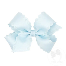 Load image into Gallery viewer, Eyelet embossed grosgrain bow