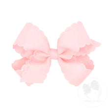 Load image into Gallery viewer, Eyelet embossed grosgrain bow