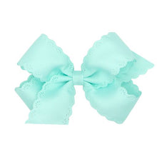 Load image into Gallery viewer, Eyelet embossed grosgrain bow
