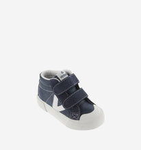 Load image into Gallery viewer, Navy Tribu leather mid boot