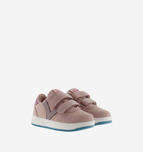 Load image into Gallery viewer, Nude pink leather sneaker with V detail