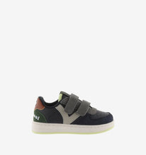 Load image into Gallery viewer, Navy and gray combination sneaker