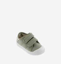 Load image into Gallery viewer, Aloe canvas double velcro sneaker