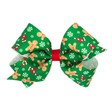 Load image into Gallery viewer, Holiday themed printed grosgrain bows