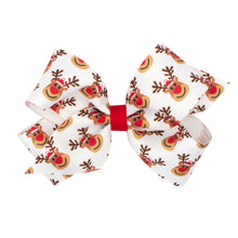 Load image into Gallery viewer, Holiday themed printed grosgrain bows