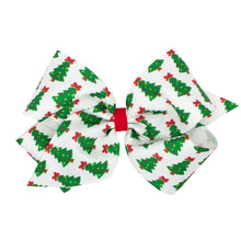 Load image into Gallery viewer, Holiday themed printed grosgrain bows