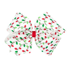 Load image into Gallery viewer, Holiday themed printed grosgrain bows
