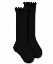 Load image into Gallery viewer, Ripple edge knee high socks(seamless)
