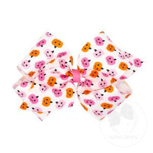Load image into Gallery viewer, Halloween printed grosgrain bow