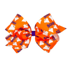 Load image into Gallery viewer, Halloween printed grosgrain bow