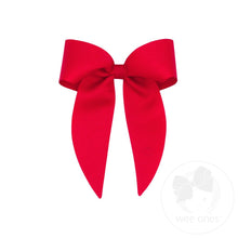 Load image into Gallery viewer, Grosgrain Bowtie with Flat Wrap and Whimsy Tails