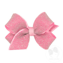 Load image into Gallery viewer, Metallic Lurex with Grosgrain Underlay Hair Bow