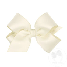 Load image into Gallery viewer, Crepe satin with grosgrain underlay bow