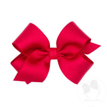 Load image into Gallery viewer, Crepe satin with grosgrain underlay bow