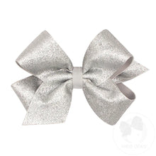 Load image into Gallery viewer, Glitter with grosgrain overlay bow