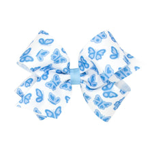 Load image into Gallery viewer, Butterfly print grosgrain bows