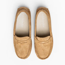 Load image into Gallery viewer, Camel suede penny loafer