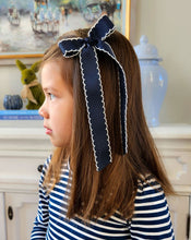 Load image into Gallery viewer, Grosgrain moonstitch streamer with knot wrap