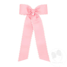Load image into Gallery viewer, Grosgrain moonstitch streamer with knot wrap
