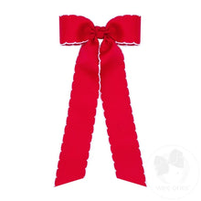 Load image into Gallery viewer, Grosgrain moonstitch streamer with knot wrap