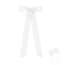 Load image into Gallery viewer, Scallop edge grosgrain streamers with tails