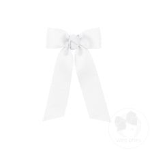 Load image into Gallery viewer, Tiny Grosgrain Bowtie with Knot Wrap and Streamer Tails