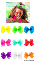 Load image into Gallery viewer, Waterproof Colored Vinyl Bow with Plain Wrap