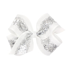 Load image into Gallery viewer, Linen and sequins king bow