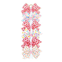 Load image into Gallery viewer, Sweet treat printed grosgrain bows