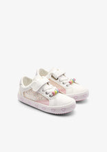 Load image into Gallery viewer, White multi glitter sneakers