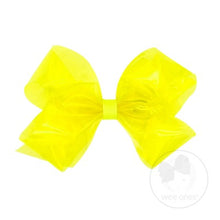 Load image into Gallery viewer, Waterproof Colored Vinyl Bow with Plain Wrap