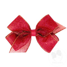 Load image into Gallery viewer, Textured glimmer and sparkle bow