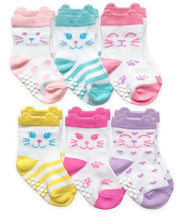 Load image into Gallery viewer, Dogs and cats baby socks(6 pairs)