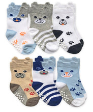 Load image into Gallery viewer, Dogs and cats baby socks(6 pairs)