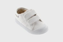 Load image into Gallery viewer, White canvas double velcro