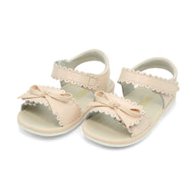 Load image into Gallery viewer, Light pink sandals with bow details(toddler sizes)
