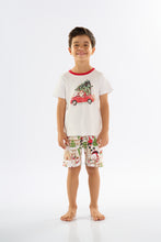 Load image into Gallery viewer, Boys short Christmas pajama set
