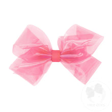 Load image into Gallery viewer, Waterproof Colored Vinyl Bow with Plain Wrap

