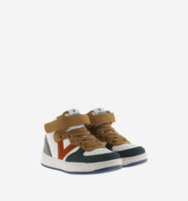 Load image into Gallery viewer, Multicolor ankle boot with V detail
