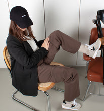 Load image into Gallery viewer, Astro beige and black nylon sneaker
