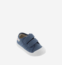 Load image into Gallery viewer, Jean canvas double velcro sneaker
