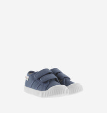 Load image into Gallery viewer, Jean canvas double velcro sneaker
