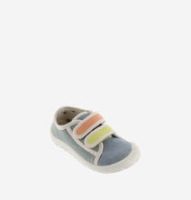 Load image into Gallery viewer, Barefoot multicolor canvas double velcro sneaker
