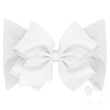 Load image into Gallery viewer, Small King Grosgrain Bow Matching Cotton Jersey Baby Headband
