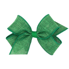 Load image into Gallery viewer, Linen texture hair bow
