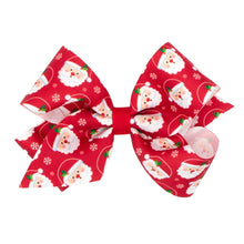 Load image into Gallery viewer, Holiday themed printed grosgrain bows
