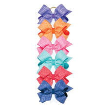 Load image into Gallery viewer, Heather printed grosgrain overlay bow
