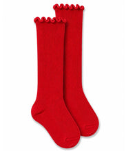 Load image into Gallery viewer, Ripple edge knee high socks(seamless)
