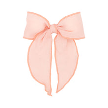 Load image into Gallery viewer, Cotton gauze bowtie with twisted wrap and whimsy tails
