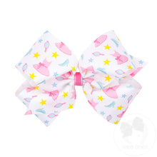 Load image into Gallery viewer, Medium princess and dance printed grosgrain bow
